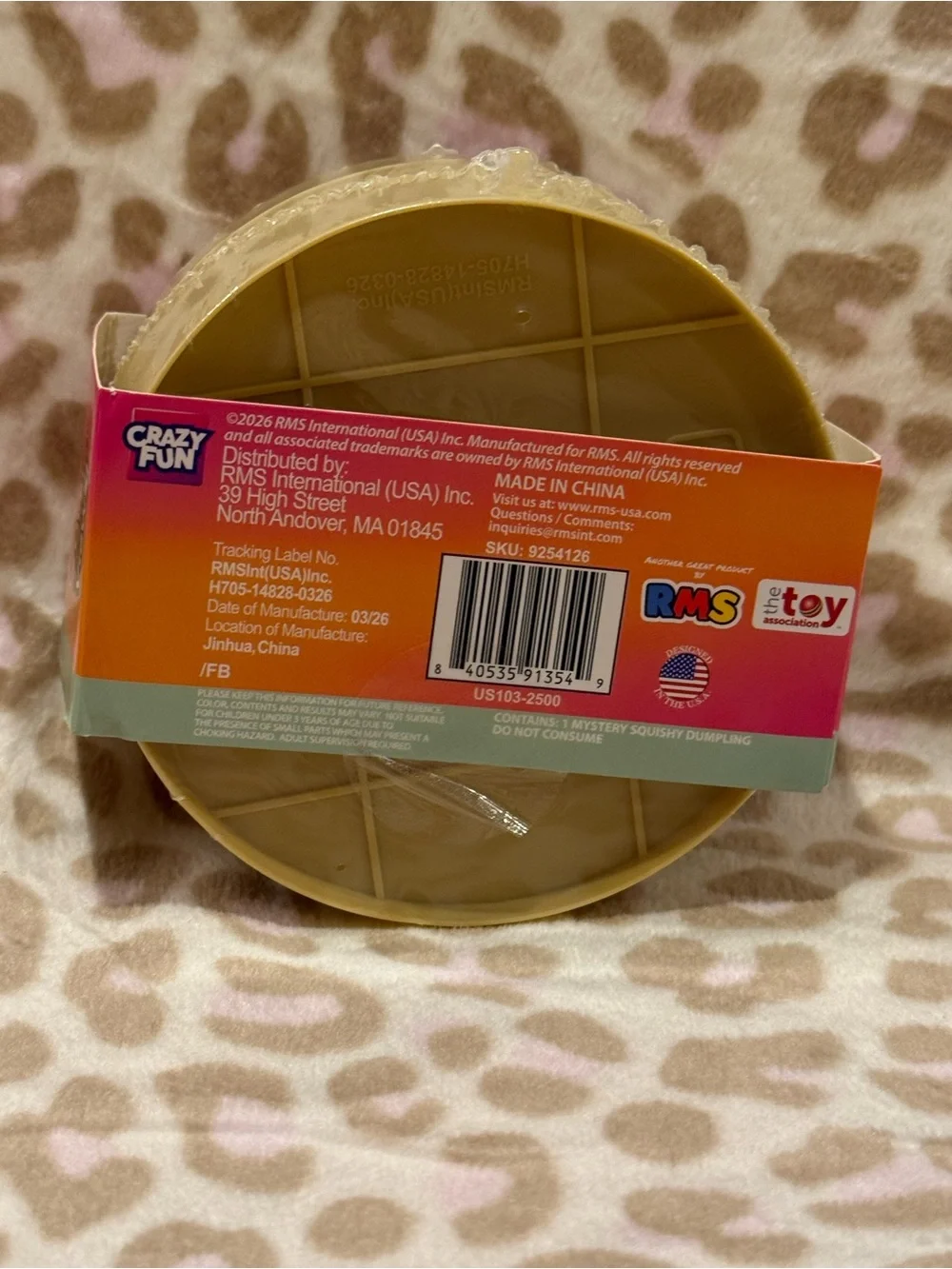 Crazy Fun Original Mystery Dumpling Sherbet Edition Orange Scented New & Sealed